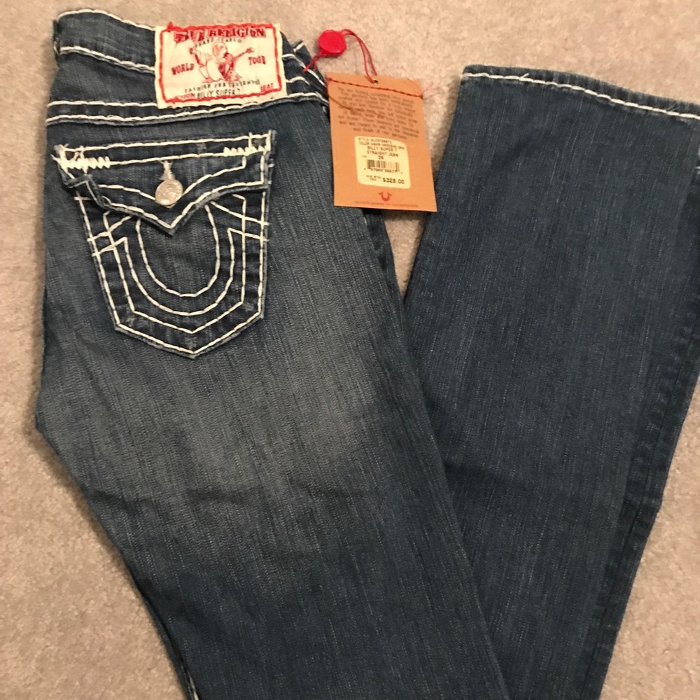 True Religion size 26 straight cut jeans